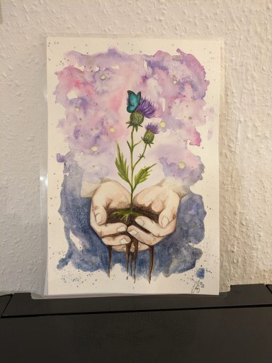 Aquarell "Neubeginn"