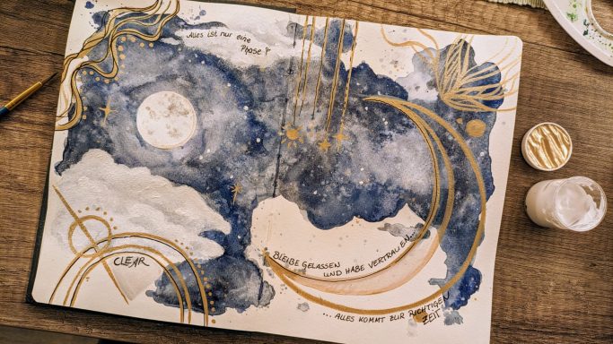 Aquarell Doodle