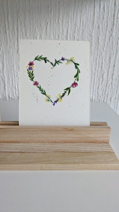 Aquarell Postkarte