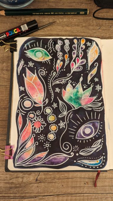 Aquarell Doodle