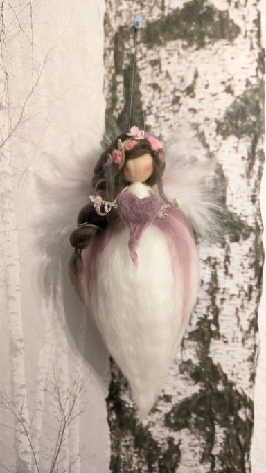 Filzengel Rosa