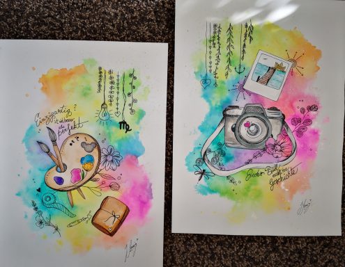 Personalisierte Aquarellbilder
